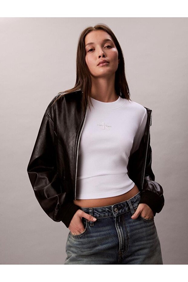 A- LS MONOGRAM BABY TEE - 4