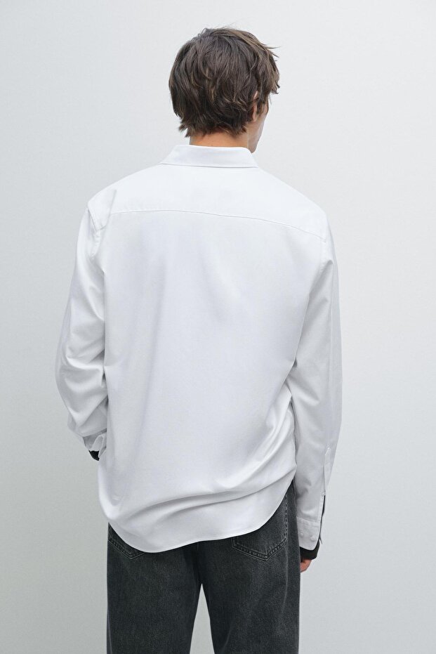 Regular fit fitilli gömlek - 3