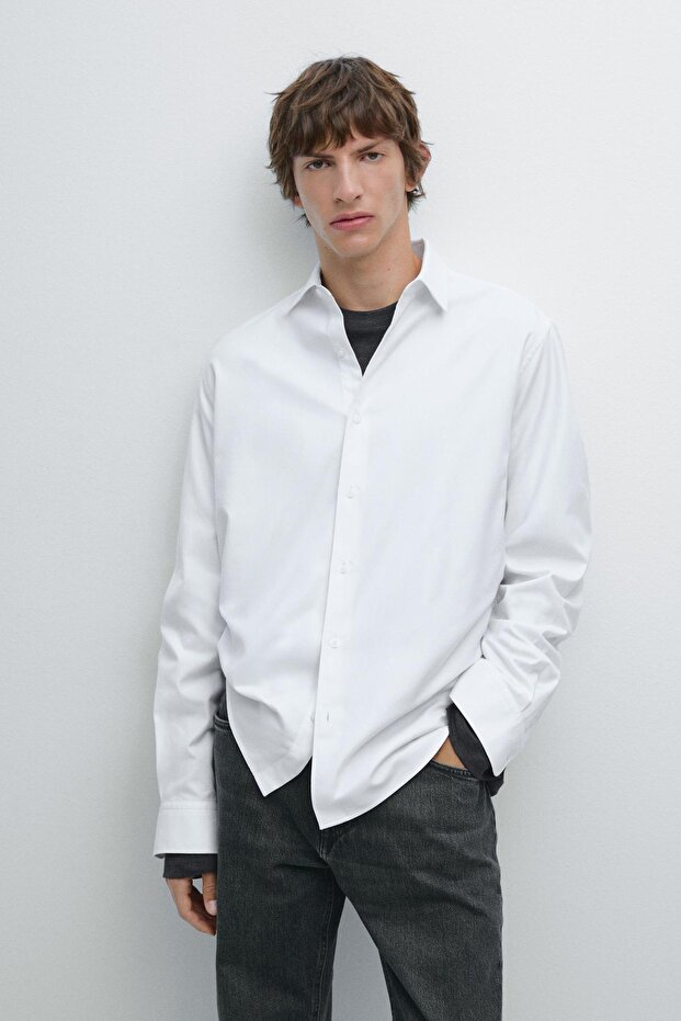 Regular fit fitilli gömlek - 2