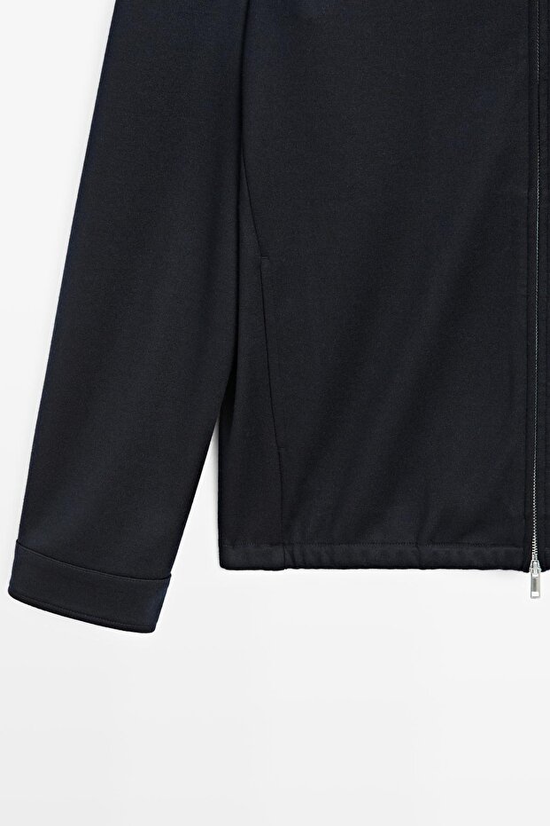 Fermuarlı bomber ceket - 7