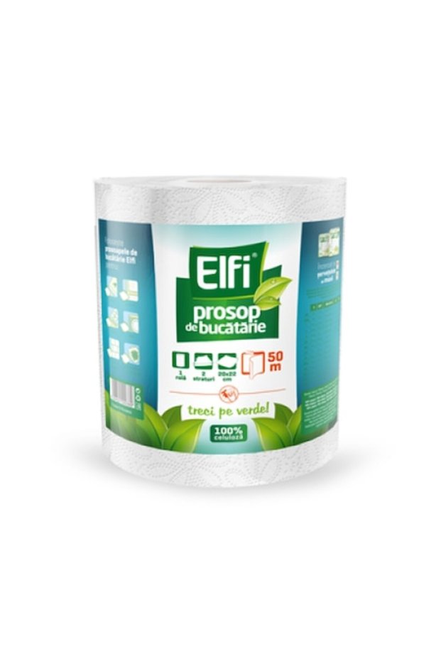 kitchen towel, 2 layers, 1 roll, 50m