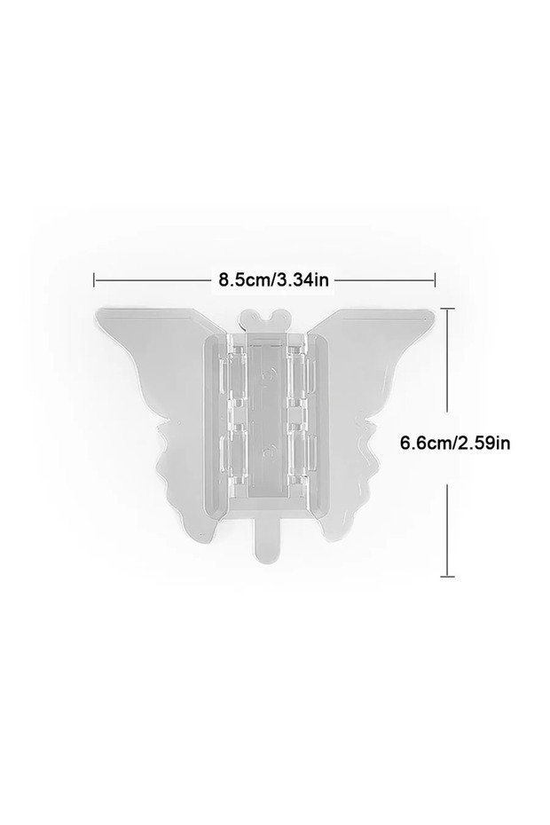 1pcs 1pcs Sliding Window Limit Lock Transparent Butterfly Punch-free Pasted Door Window Safety Locks