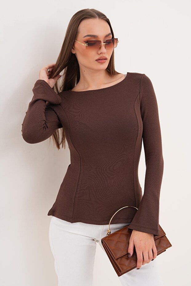 Women's Spanish Sleeve Flounce Blouse 255336 - 265073