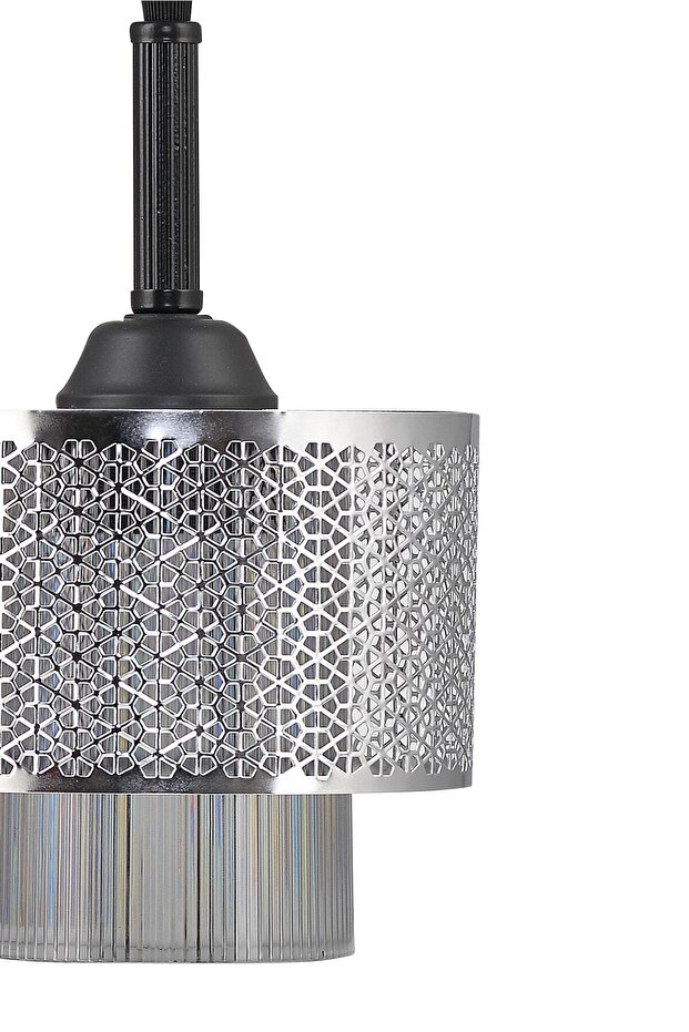 Tekli Motif Sarkıt Avize Krom Modern Tasarım - 3