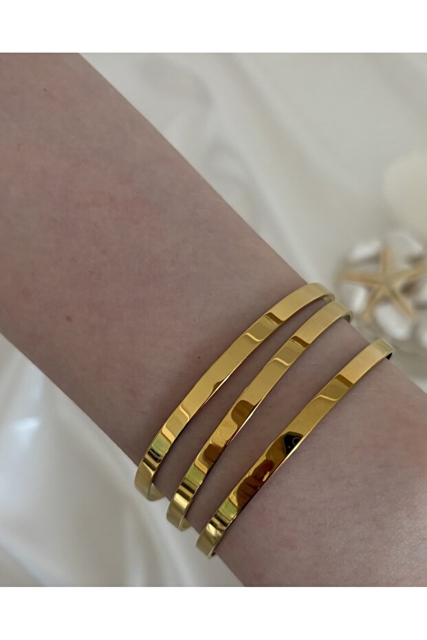 3’lü kalın ajda bilezik solmaz - 3