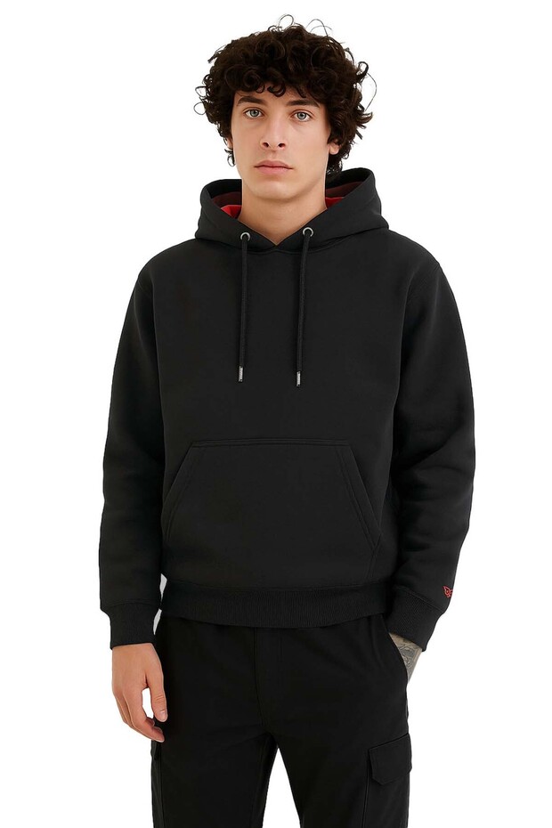 Tarrzz Basic Kapşonlu Sweatshirt - 2