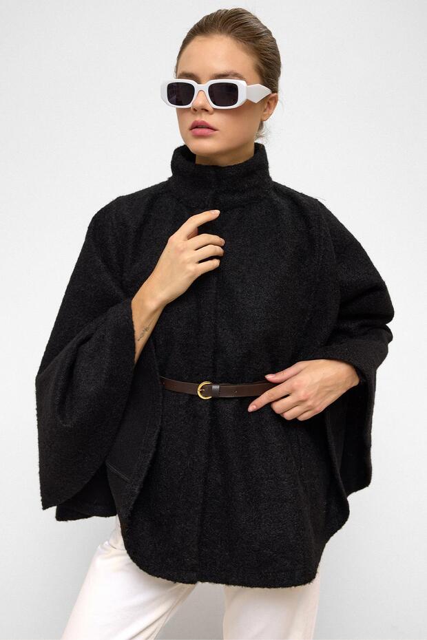 Kemerli Kalın Panço SİYAH 3154 - 5