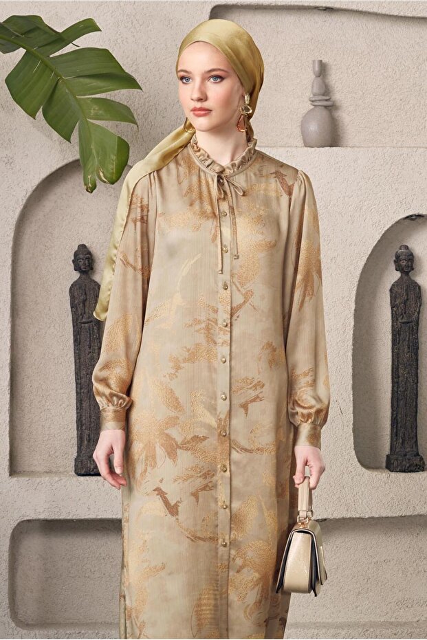 Satin Shirt Tunic 45403
