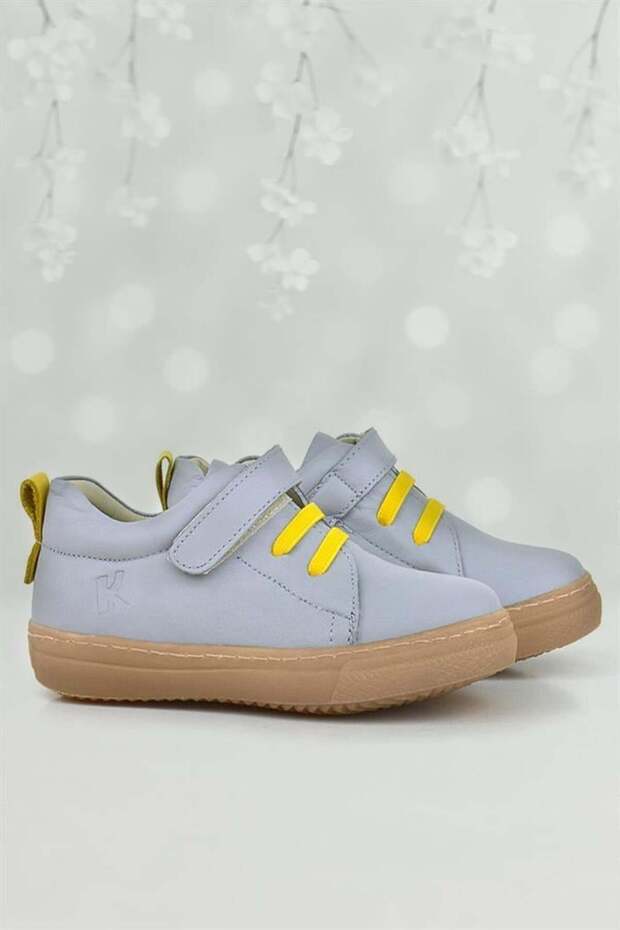 Anatomical Genuine Leather Soft Elastic Velcro Children's Shoes