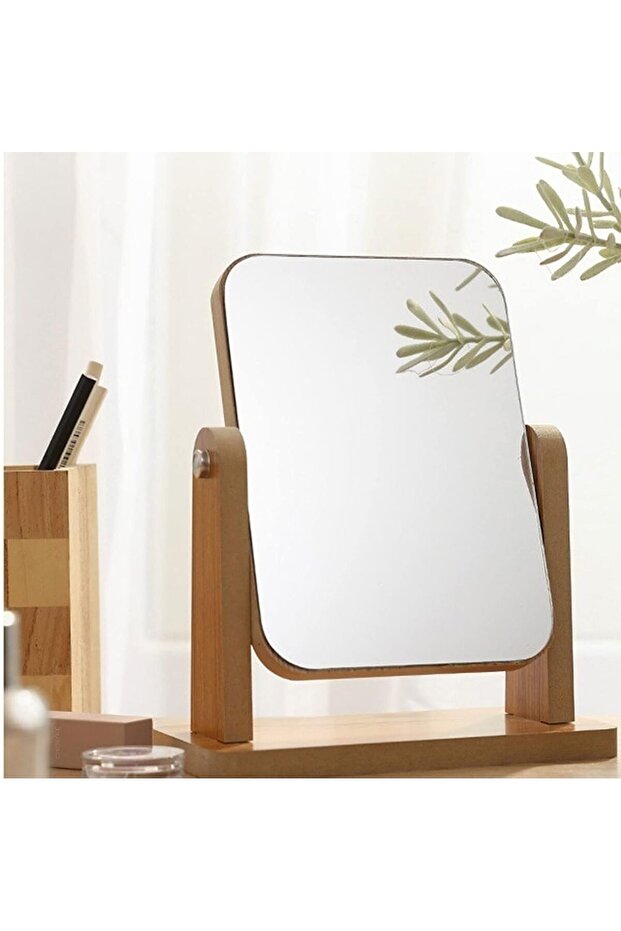Mirror Simple Make-up Mirror Rotary Desktop Mirror Desktop Make-up Mirror Portable Folding Mirror Ho - 5