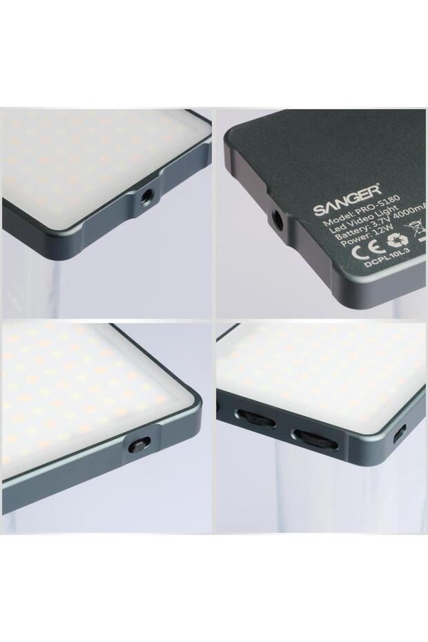 PRO-S180 Youtuber Vlogger Led Işık - 6
