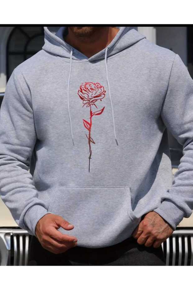 Güllü Oversize Hooded Hoodie