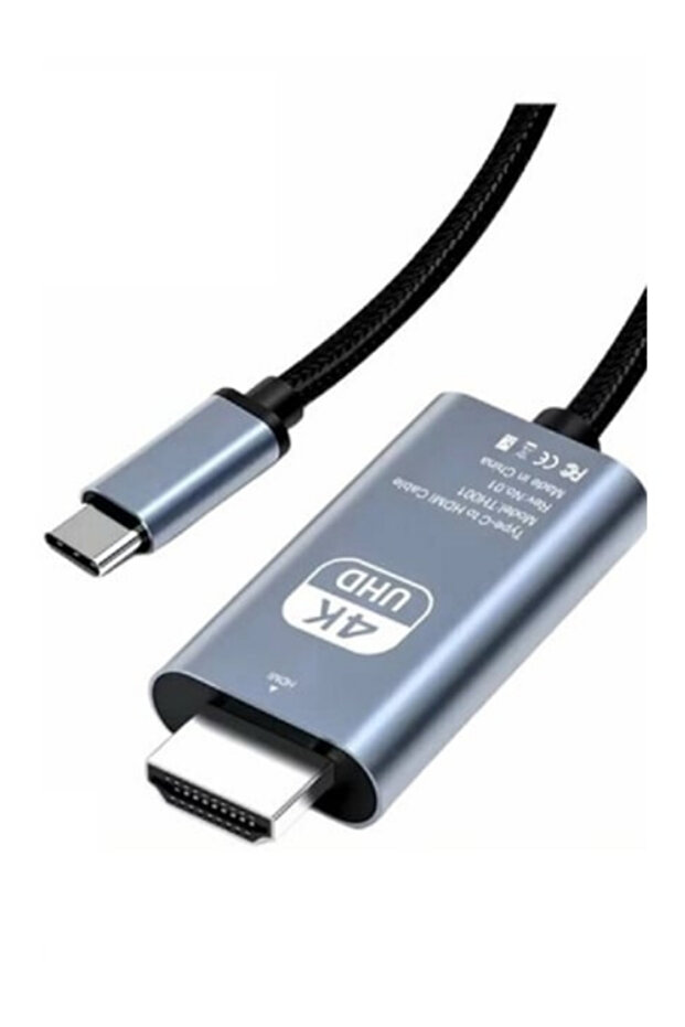 Type-C To HDMI 4K 30 Hz Dönüştürücü Çeviri Uyumlu - 2