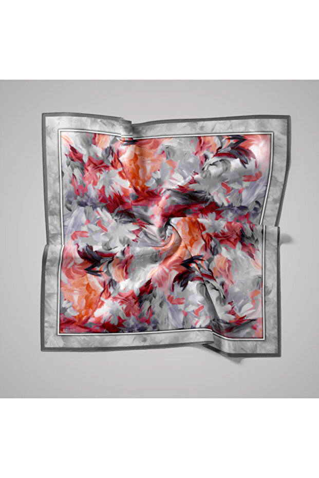 Natural Patterned Scarf - 1