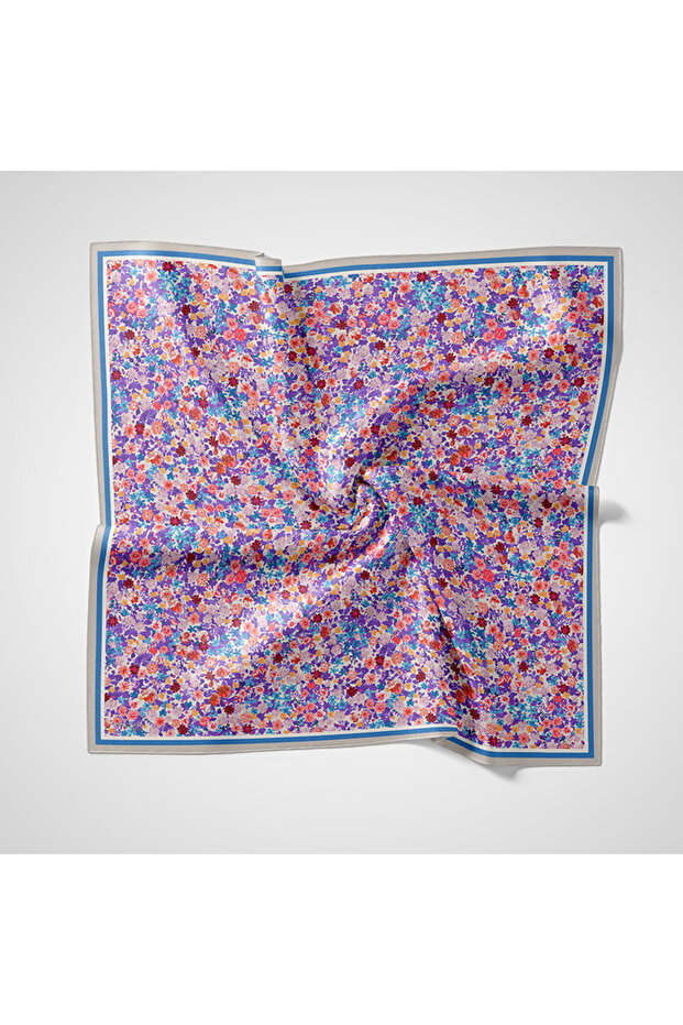 Natural Patterned Scarf - 1