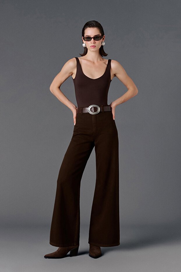 Flared Bol Paça Jean - 4