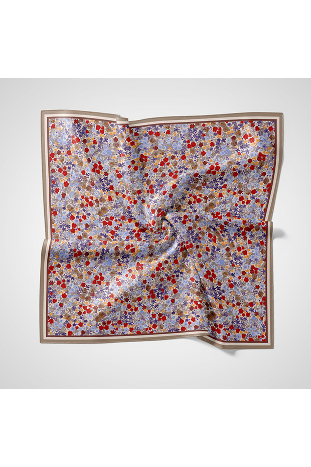 Natural Patterned Scarf - 1