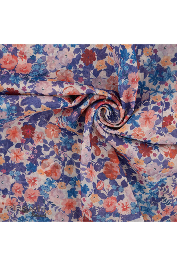 Natural Patterned Scarf - 2