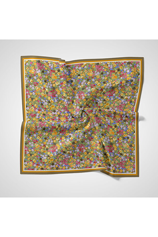 Eșarfă cu model natural - 1