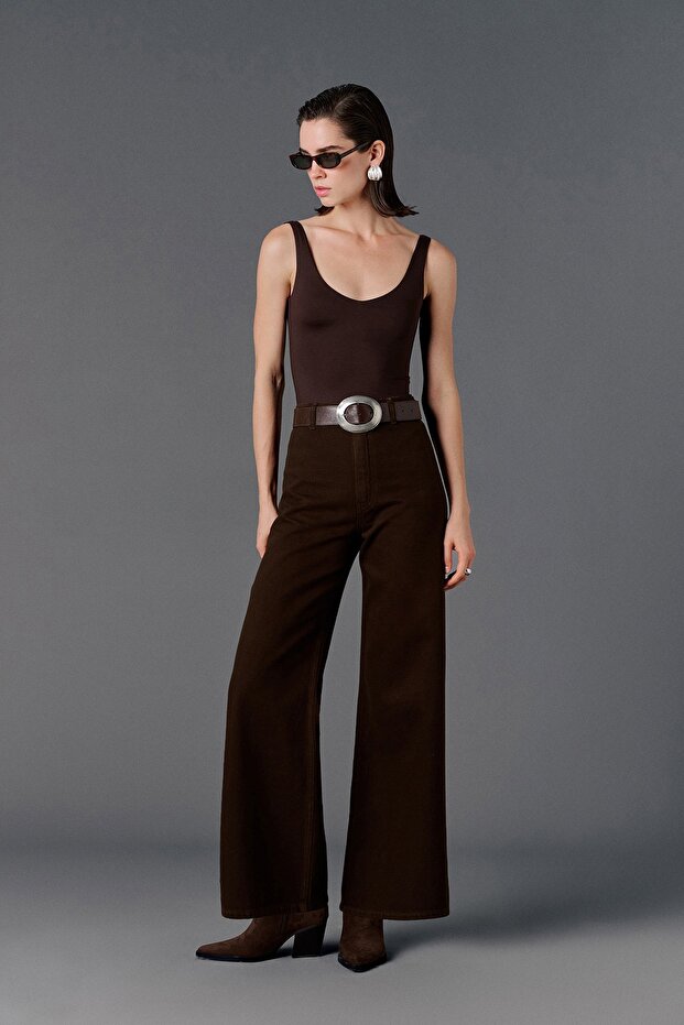 Flared Bol Paça Jean - 5