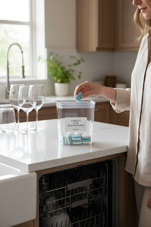 Bulaşık Makinesi Tableti Kavanozu Mika 2200 ml - 3