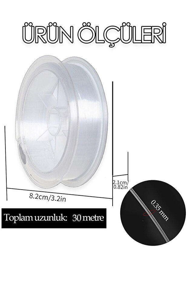 Olta Misinası 30 Metre Yüksek Dirençli Olta İpi Dayanıklı Nalyon Balıkçı Misinası Olta İpi - 3
