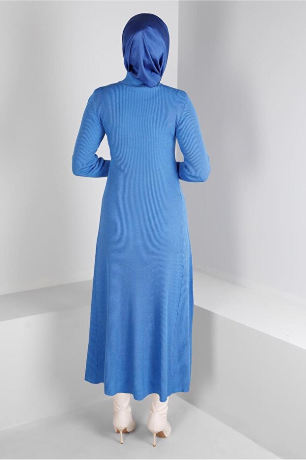 FİTİLLİ BASIC TRİKO ELBİSE 43202 - 3