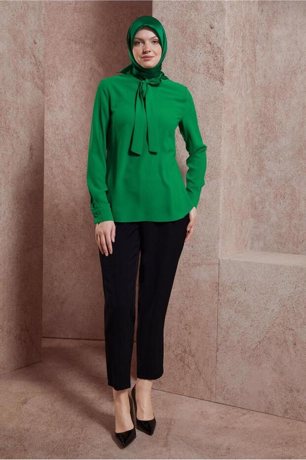 BAĞLAMA DETAYLI BLUZ 44613 - 2