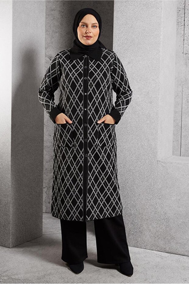 DESENLİ TRİKO HIRKA 20601 - 1