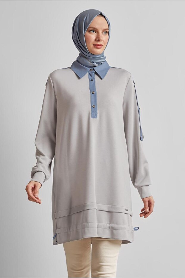 ÇITÇITLI EŞOFMAN TUNİK 45539 - 1