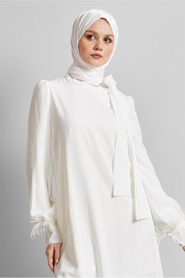 تونيك مزين بالريش 45324
