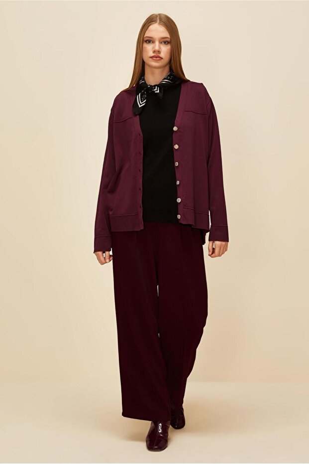 DÜĞMELİ TRİKO HIRKA 45895 - 2