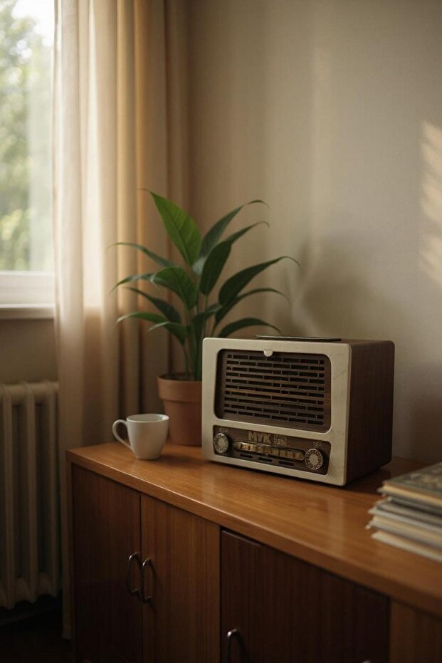 STORE Tip Box Bahşiş Kutusu Nostaljik Radyo Görünümlü - 1