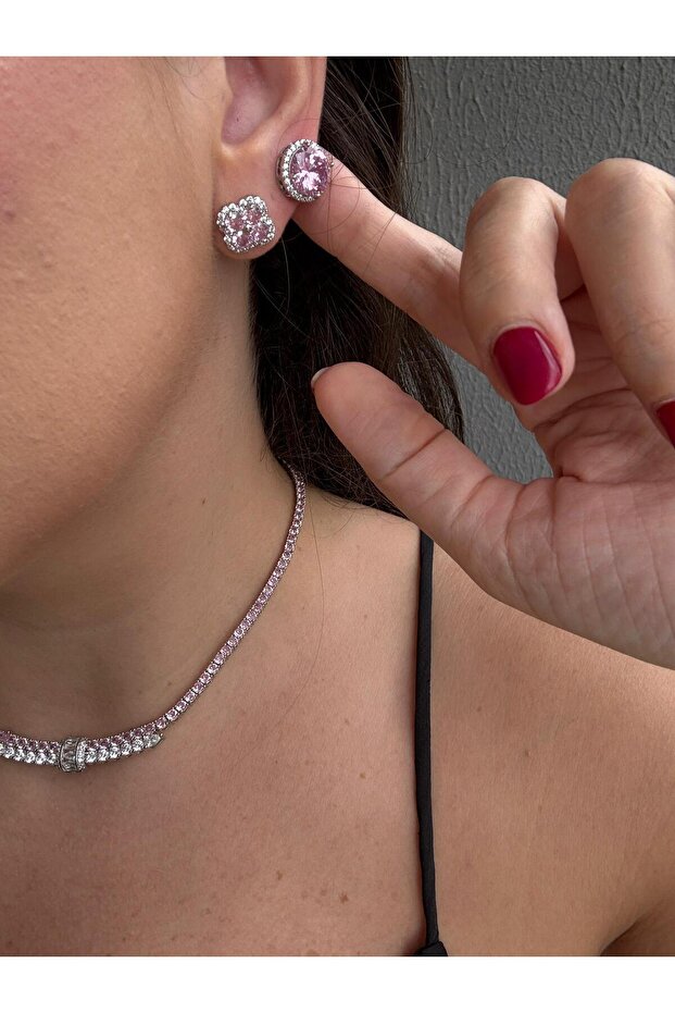 3 MM Pembe Su Yolu Kolye - 3