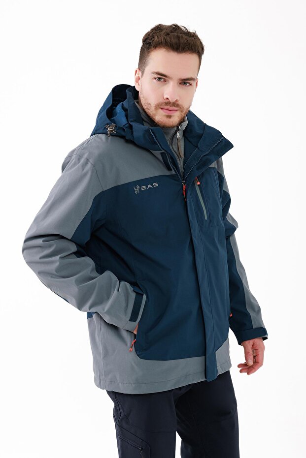 Elbruz 3in1 Jacket Man Navy - 1