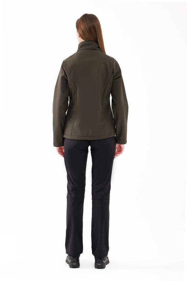 Splint Kadın Softshell Mont Haki - 7