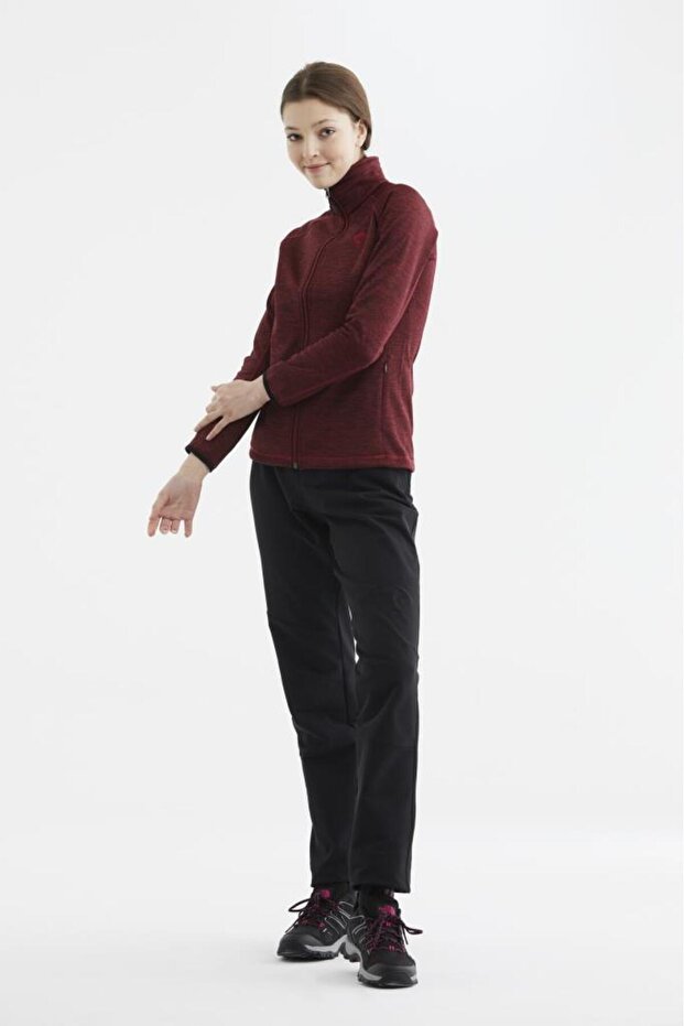 Ubsa Kadın Sweatshirt Bordo - 3