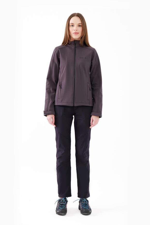 Palton Softshell pentru femei Splint Antracit - 1