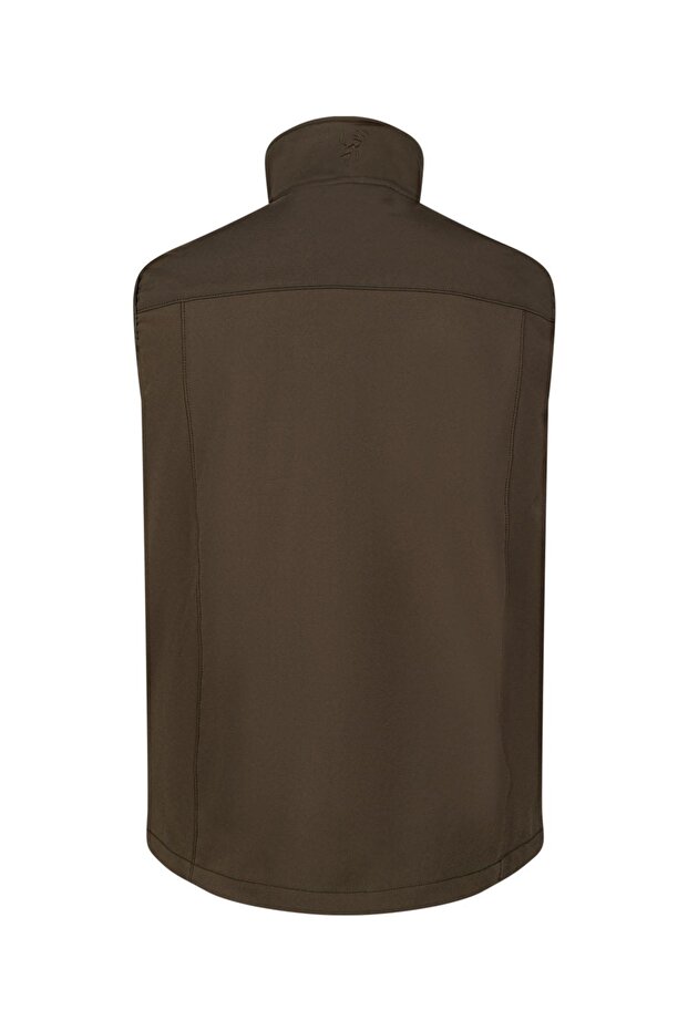 SAMANA Softshell Unisex Yelek Haki - 6