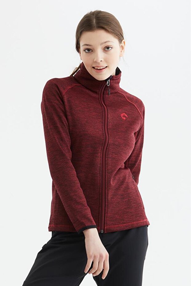 Ubsa Kadın Sweatshirt Bordo - 1