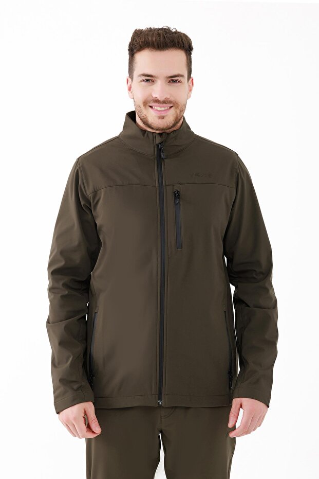 Baxter İnce Softshell Erkek Ceket Haki - 1