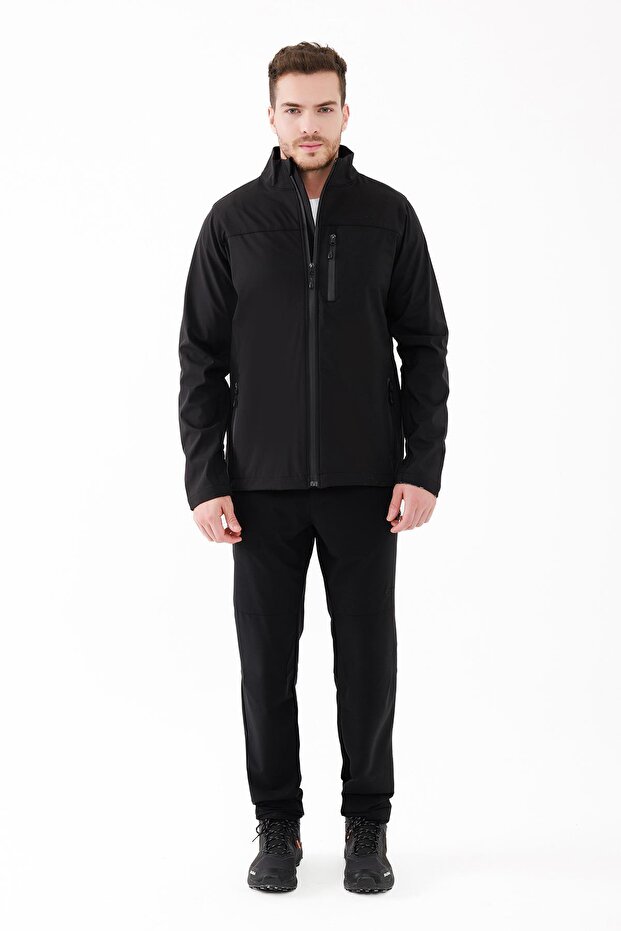 Ανδρικό μπουφάν Black Shade Softshell - 1