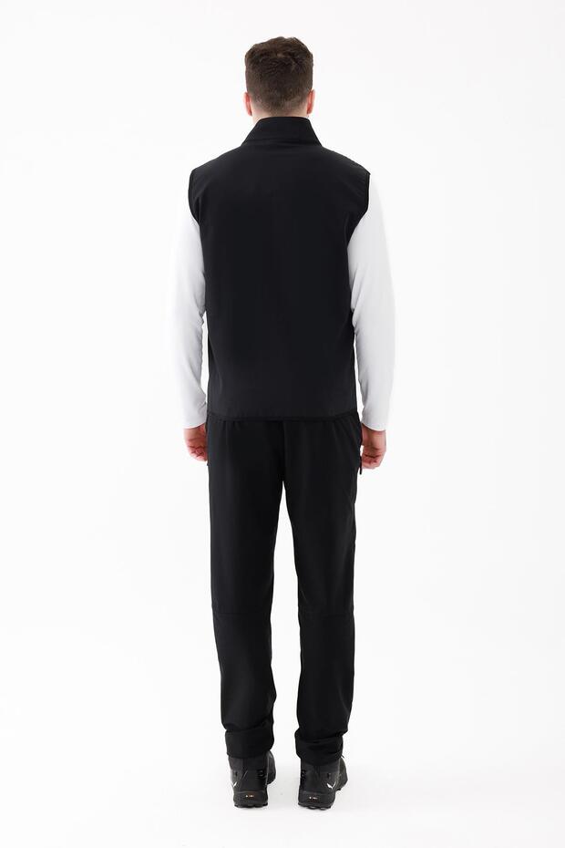 Bowen İnce Softshell Unısex Yelek Siyah - 4