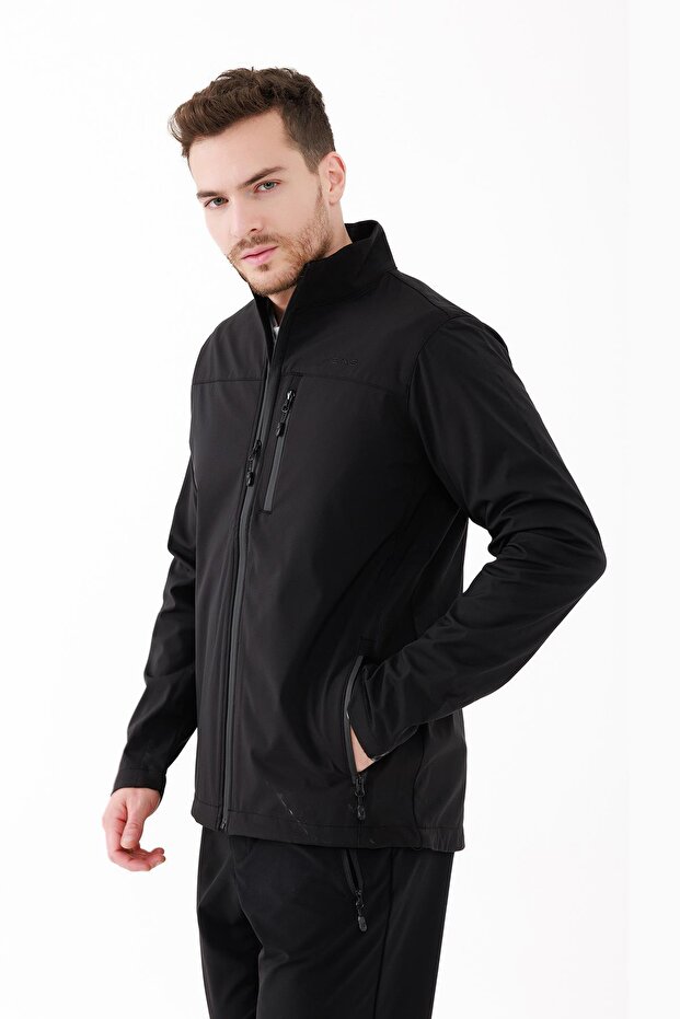 Ανδρικό μπουφάν Black Shade Softshell - 3