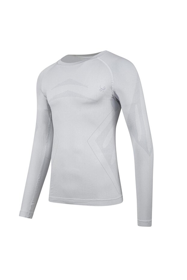 Erkek Heatwave Seamless Baselayer Üst İçlik Gri - 2