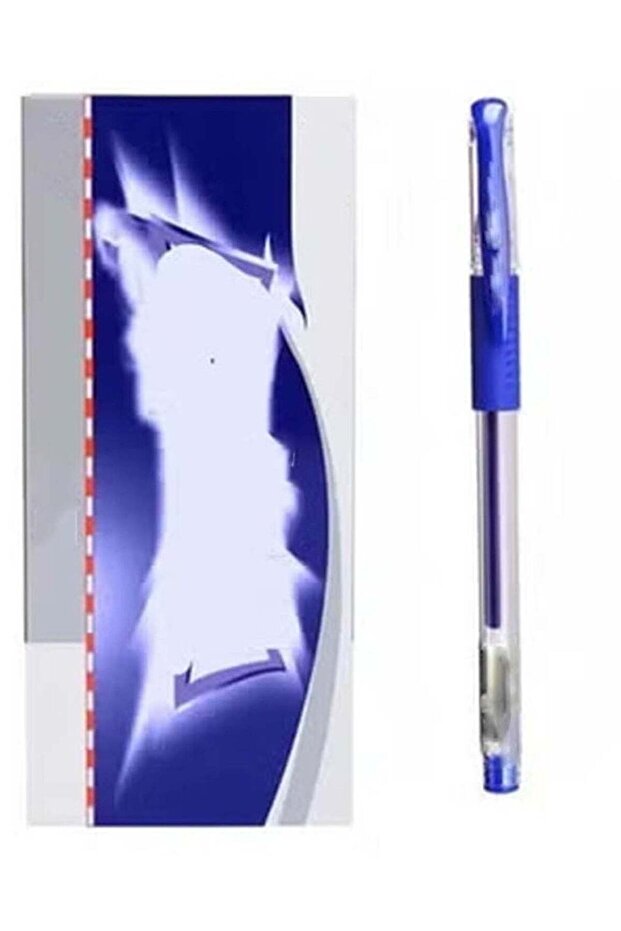 Pack Of 6 Gel Ink Pen 0.5mm Fine Tip Smooth Writing for School, Office, and Exams