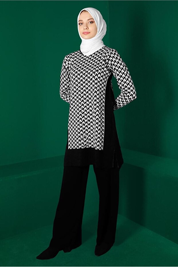 تونيك تريكو منقوش 43174 - 1