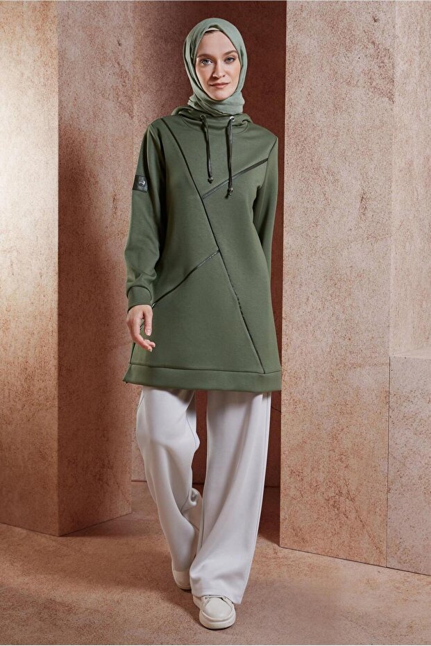 KAPÜŞONLU EŞOFMAN TUNİK 45113 - 2