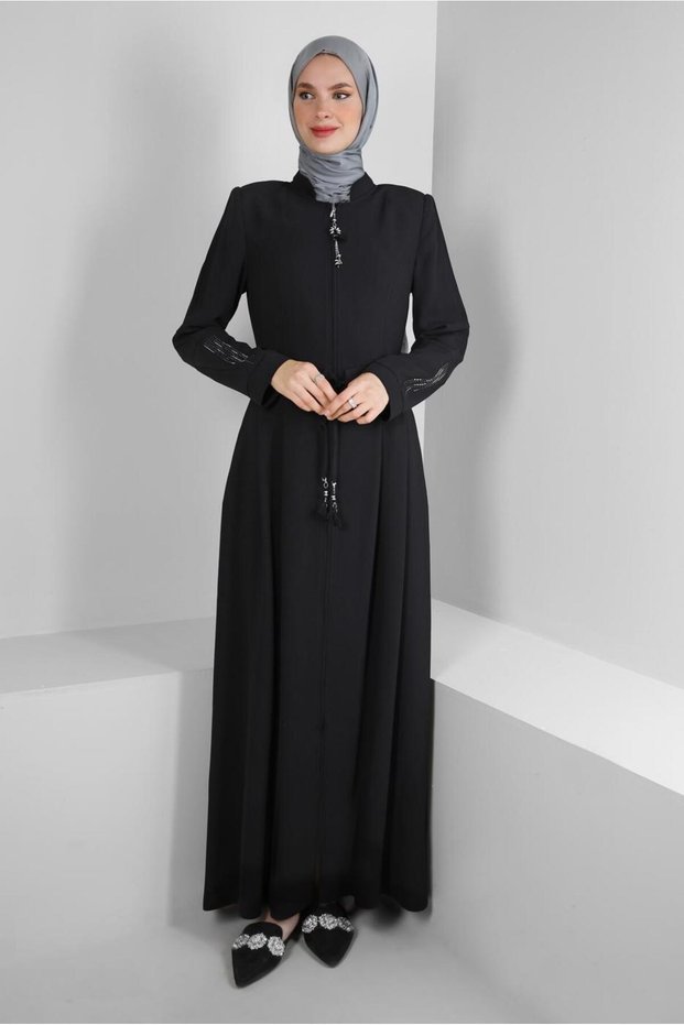 BELTED PILYSE DETAILED TOP 10706