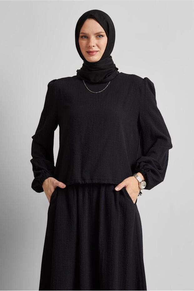بلوزة بخصر مطاطي 45656